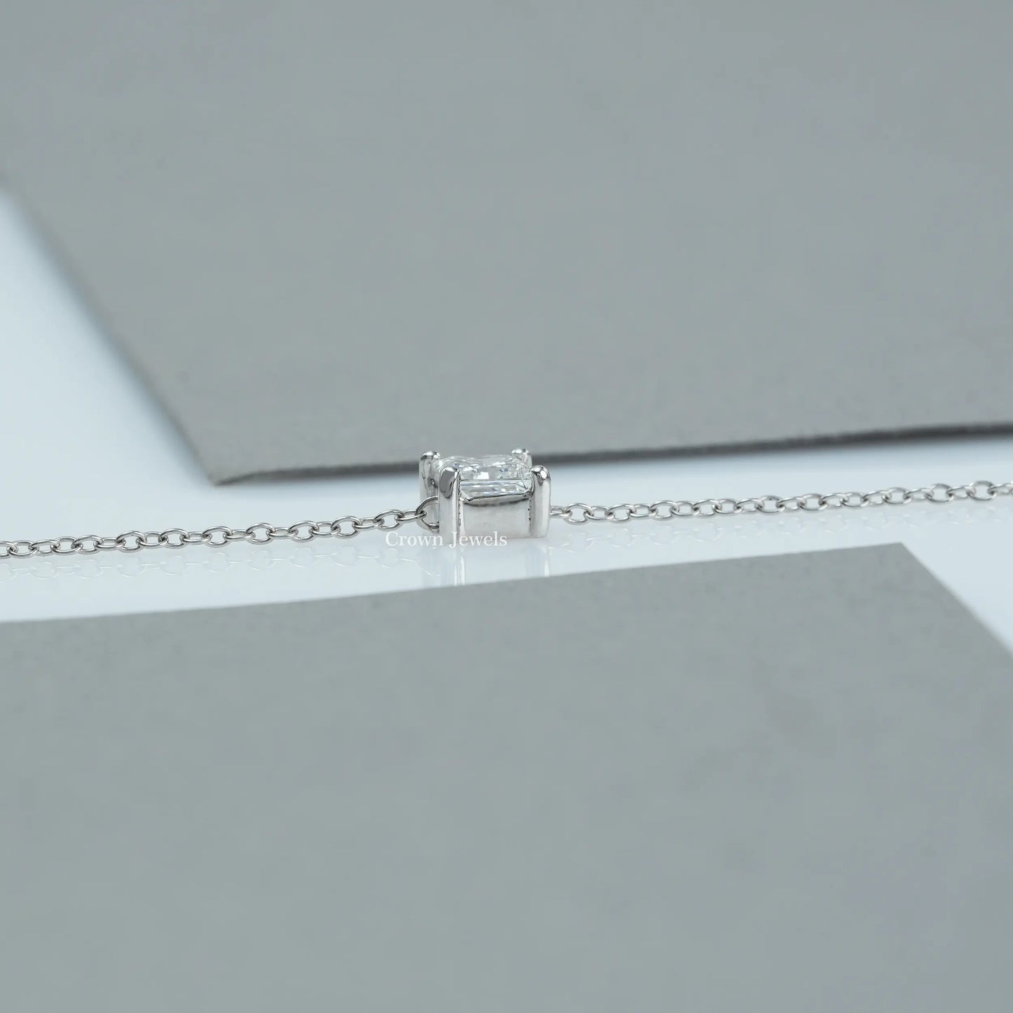 Princess Cut Lab Diamond Bracelet