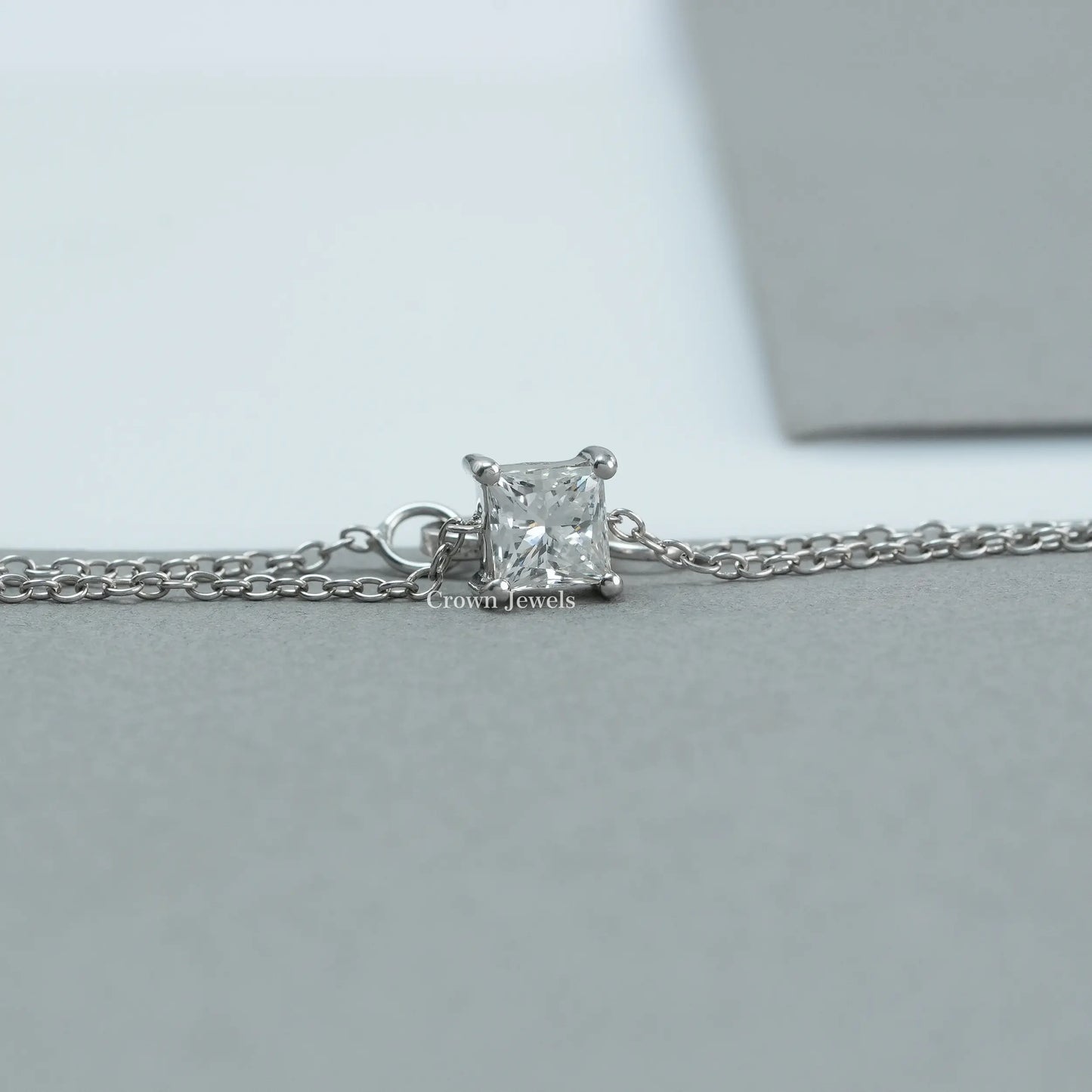 Princess Cut Lab Diamond Bracelet