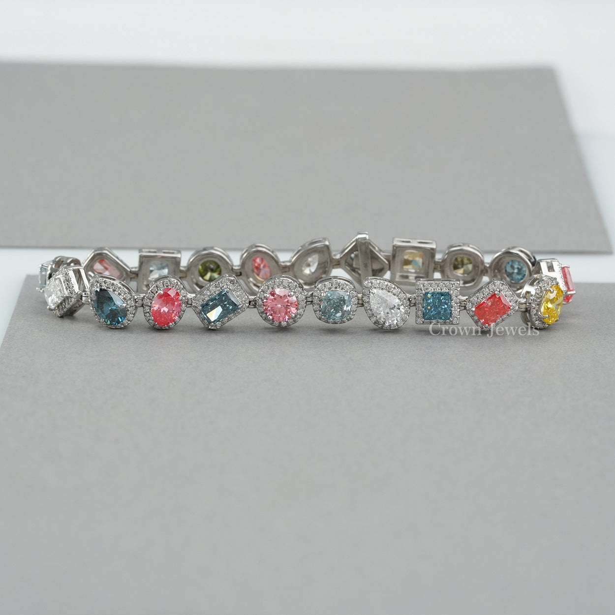 Multi Shape Tennis Bracelet