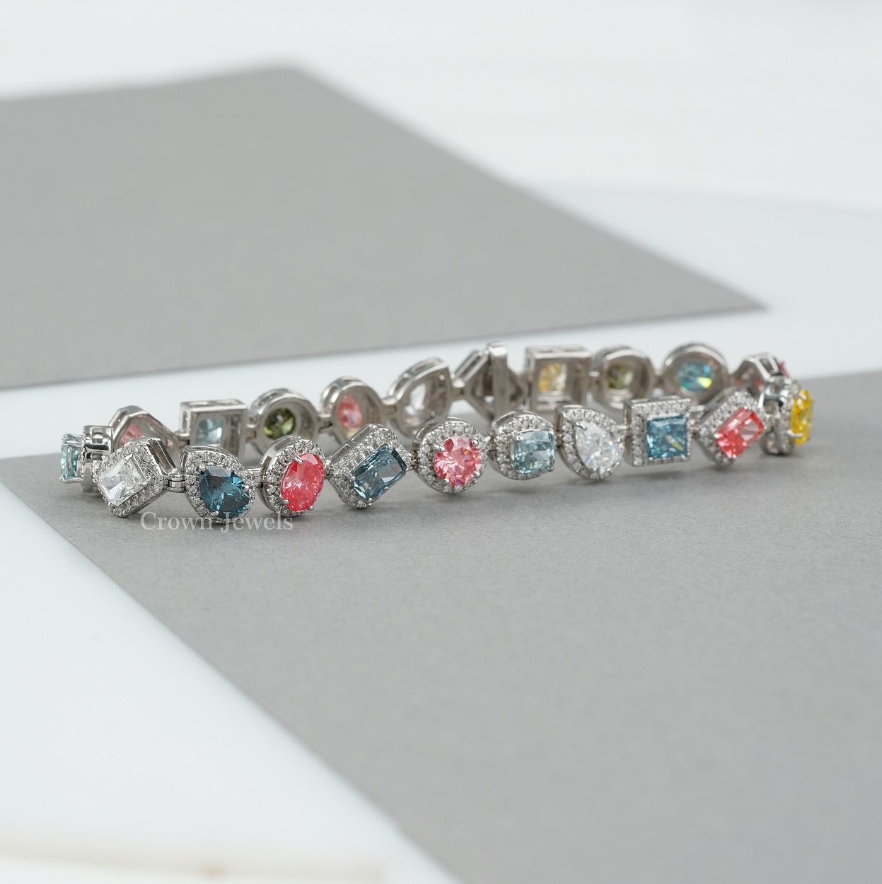 Multi Shape Tennis Bracelet