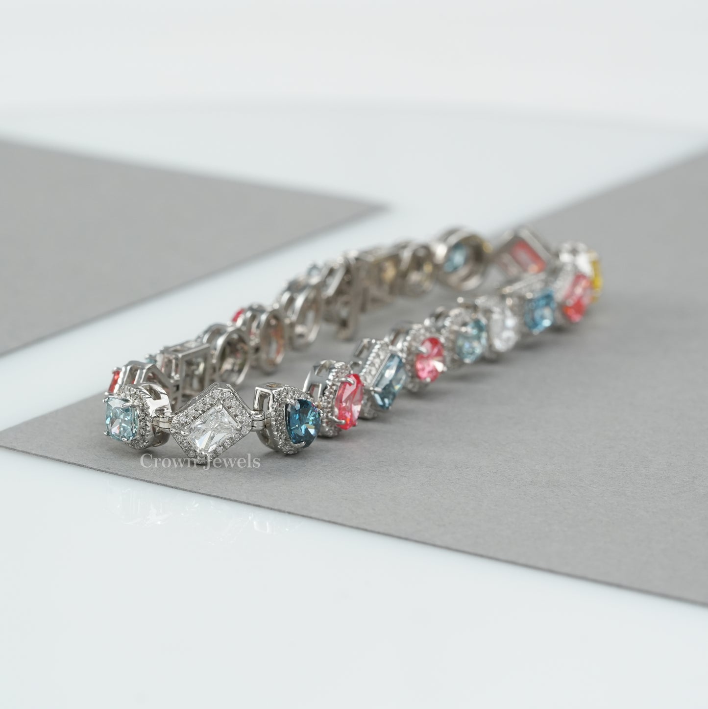 Multi Shape Tennis Bracelet