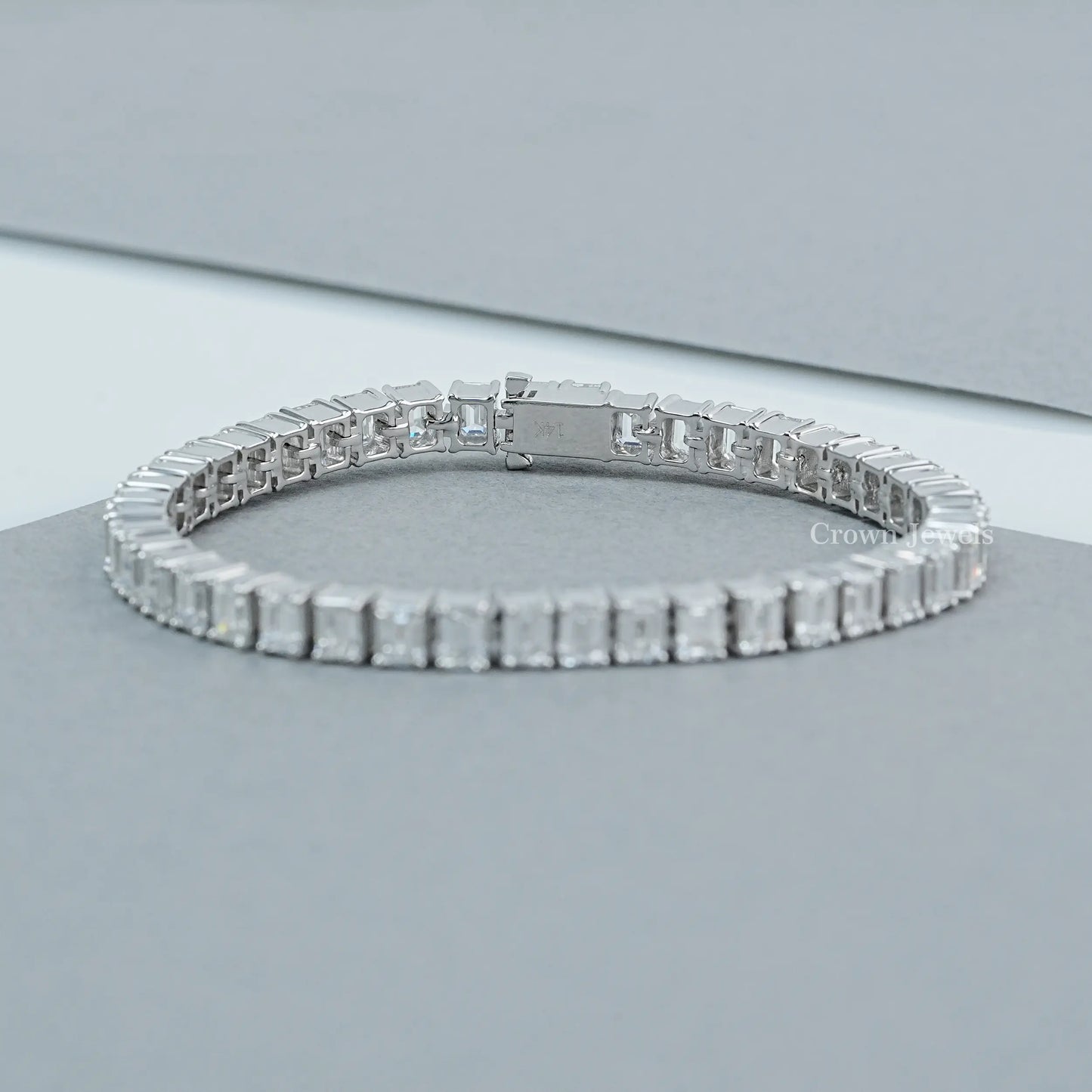 Emerald Diamond Tennis Bracelet