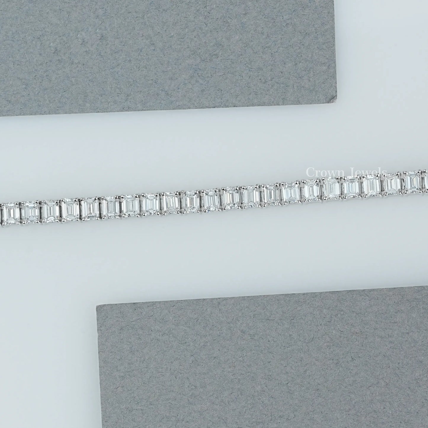 Emerald Diamond Tennis Bracelet