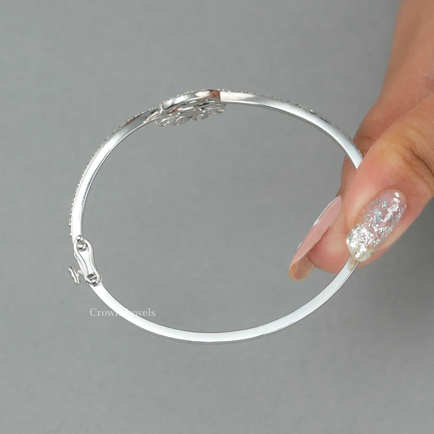 Multi Shape Diamond Bangle