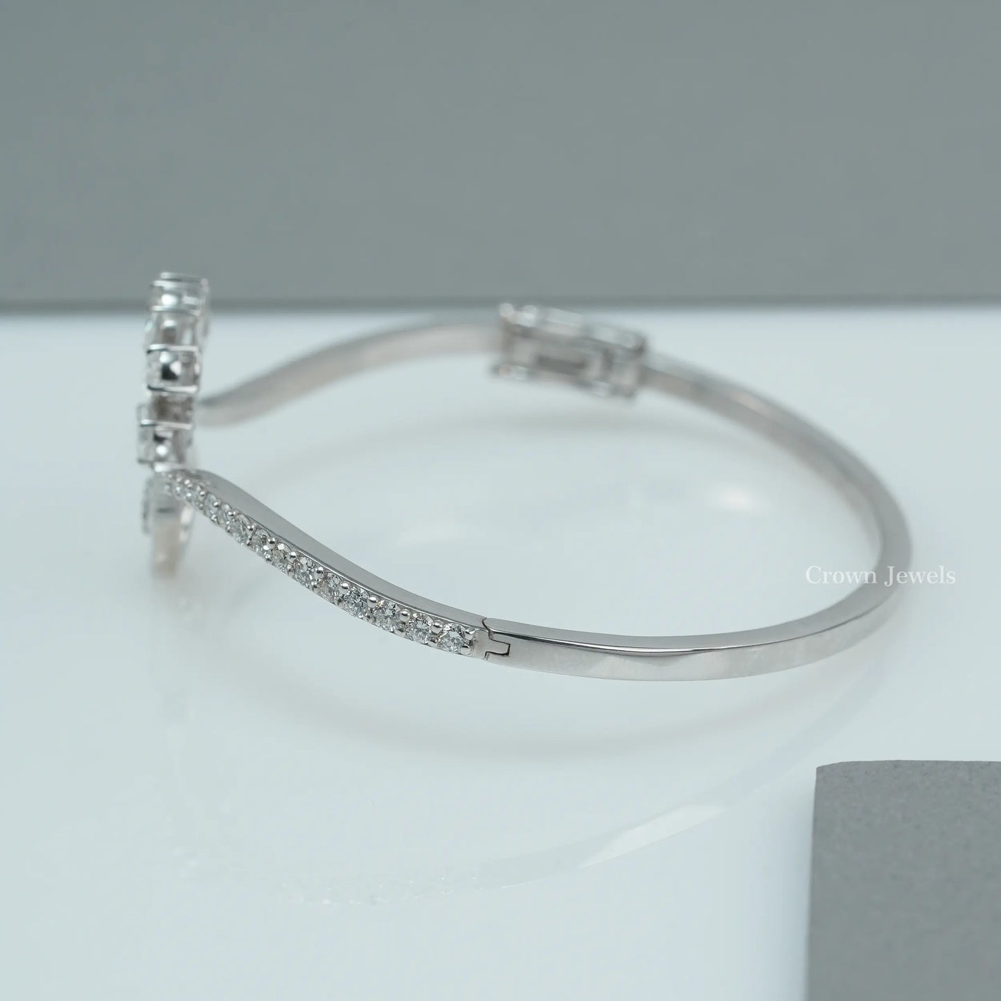 Multi Shape Diamond Bangle
