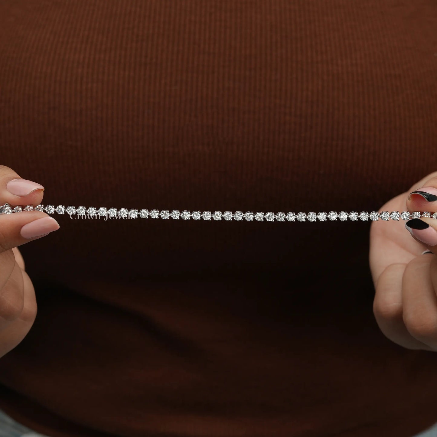 Round Diamond Tennis Bracelet