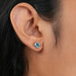 Round  Cut Lab Grown  Diamond  Stud