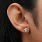 French Cut Lab Grown Diamond  Earrings