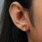French Cut Lab Grown Diamond  Earrings