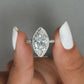 Marquise Cut Lab Grown Diamond  Halo Engagement Ring