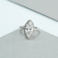 Marquise Cut Lab Grown Diamond  Halo Engagement Ring