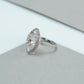 Marquise Cut Lab Grown Diamond  Halo Engagement Ring