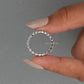 Oval Cut Lab Grown Diamond  Eternity  Wedding Band