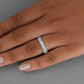 Oval Cut Lab Grown Diamond  Eternity  Wedding Band