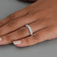 Oval Cut Lab Grown Diamond  Eternity  Wedding Band