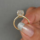 Oval Cut Lab Grown Diamond  Engagement Ring