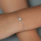 Princess Cut Lab Diamond  Bracelet