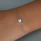 Princess Cut Lab Diamond  Bracelet