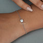 Princess Cut Lab Diamond  Bracelet