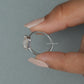 Rose Cut  Lozenge Diamond  Solitaire Ring