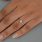 Round Cut Solitaire Diamond  Engagement  Ring