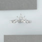 Pear Cut Lab Grown Diamond Curved Band