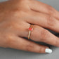 Pink Radiant Cut Lab Grown  Diamond  Solitaire Ring