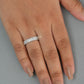 Radiant Cut Lab Grown Diamond  Wedding Band