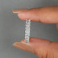 Radiant Cut Lab Grown Diamond  Wedding Band