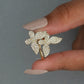 Butterfly Shape Round  Cluster  Diamond  Ring