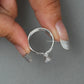 Round Cut Lab Diamond  Matching Band