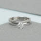 Round Cut Lab Diamond  Matching Band