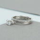 Round Cut Lab Diamond  Matching Band