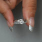 Round Cut Lab Diamond  Matching Band