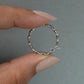 Round Diamond Infinity Wedding Band