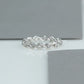 Round Diamond Infinity Wedding Band