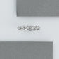 Round Diamond Infinity Wedding Band
