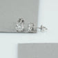 Round  Cut  Lab Grown Diamond  Stud  Earrings
