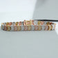 Round Diamond  Half Moon Shape Bracelet