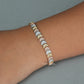 Round Diamond  Half Moon Shape Bracelet