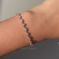 Multi Shape Bezel Set Tennis Bracelet