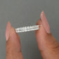 Emerald Cut Full Eternity Wedding Band
