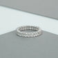 Emerald Cut Full Eternity Wedding Band