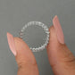 Emerald Cut Full Eternity Wedding Band