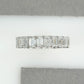 Emerald Diamond Full Eternity  Wedding Band