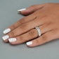 Emerald Diamond Full Eternity  Wedding Band