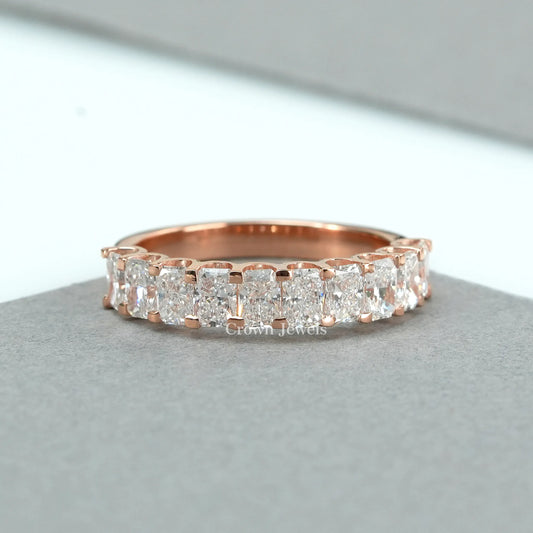 Radiant Diamond  Half  Eternity  Band