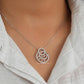 Round Cluster Diamond Circle Pendant