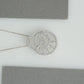 Round Cluster Diamond Circle Pendant