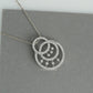 Round Cluster Diamond Circle Pendant